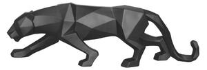 Mat crna dekorativna skulptura PT LIVING Origami Panther