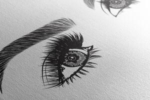 Slika minimalističke ženske oči