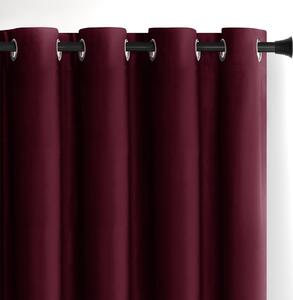 Bordo zavjesa za djelomično zamračenje od samta 140x245 cm Eyelets – Restilo