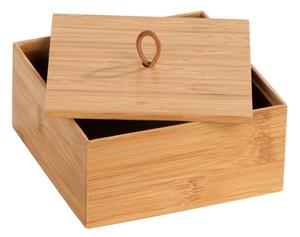 Kutija od bambusa s poklopcem Wenko Terra, širina 15 cm