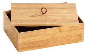 Kutija od bambusa s poklopcem Wenko Terra, širina 22 cm