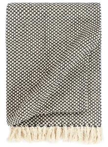 VidaXL Pamučni pokrivač 160 x 210 cm antracit