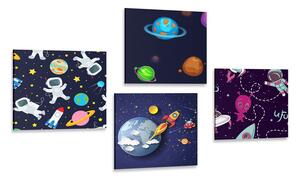 Set slika svemirski svijet