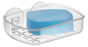 Prozirna posuda za sapun na vakuum iDesign Suct