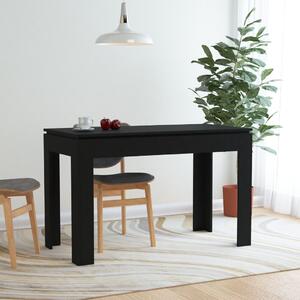VidaXL Blagovaonski stol crni 120 x 60 x 76 cm od iverice