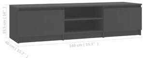 TV ormarić od iverice crni 140 x 40 x 35,5 cm