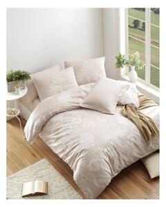Pamučna posteljina s plahtom Kralice Mink, 200 x 220 cm