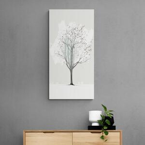 Slika minimalističko zimsko stablo