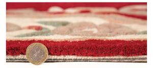 Crveni vuneni tepih Flair Rugs Aubusson, 67 x 127 cm