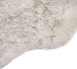 VidaXL Tepih od umjetne ovčje kože 60 x 90 cm sivi prošarani