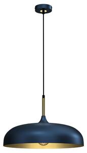 Luster na sajli LINCOLN 1xE27/60W/230V pr. 45 cm plava