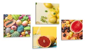 Set slika šareno voće