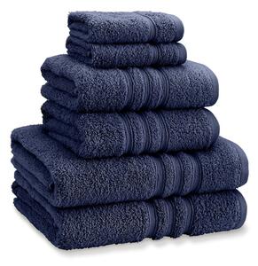 Tamno plavi pamučni set ručnika 6 kom od frotira Zero Twist – Catherine Lansfield