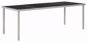 VidaXL Vrtni stol crni 220 x 90 x 74,5 cm čelični