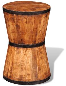 VidaXL Stolac od masivnog drva manga u obliku pješčanog sata