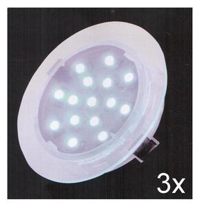 Fulgur 21072 - SET 3x LED Ugradbena svjetiljka ELESPOT 1xLED/0,7W/230V IP44