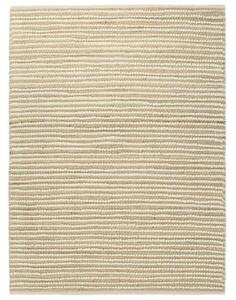 VidaXL Tepih od konoplje i vune 120 x 170 cm prirodna i bijela boja
