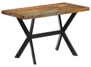 VidaXL Blagovaonski stol od masivnog obnovljenog drva 120 x 60 x 75 cm