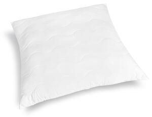 Bijeli prošiveni jastuk od mikrovlakana DecoKing Inez, 80 x 80 cm