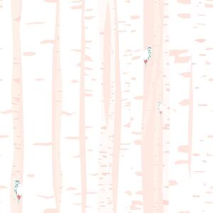 Tapeta ružičaste breze