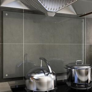 VidaXL Kuhinjska zaštita od prskanja prozirna 90x60 cm kaljeno staklo