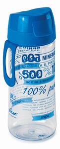 Plava boca za vodu Snips Decorated, 500 ml