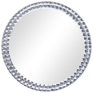 VidaXL Zidno ogledalo srebrno 70 cm od kaljenog stakla