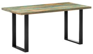 VidaXL Blagovaonski stol od masivnog obnovljenog drva 160 x 80 x 75 cm