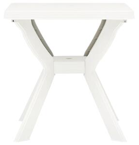 VidaXL Bistro stol bijeli 70 x 70 x 72 cm plastični