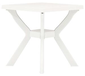 VidaXL Bistro stol bijeli 70 x 70 x 72 cm plastični