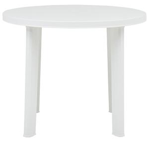 VidaXL Vrtni stol bijeli 89 cm plastični