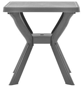 VidaXL Bistro stol antracit 70 x 70 x 72 cm plastični