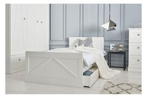 Bijela ladica za ispod dječjeg kreveta 90x200 cm - Pinio