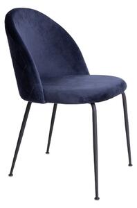 Black Friday - Set od 2 plave blagovaonske stolice s crnim nogama House Nordic Geneve