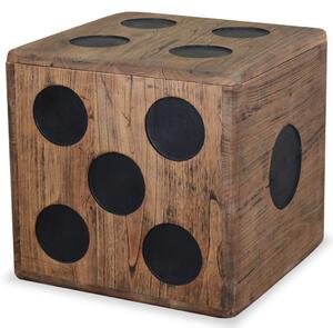 VidaXL Kutija za pohranu od drva mindi 40 x 40 x 40 cm dizajn kocke