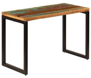 VidaXL Blagovaonski stol od obnovljenog drva i čelika 115 x 55 x 76 cm