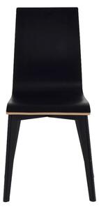 Crna blagovaonska stolica s crnim nogama Rowico Grace