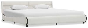VidaXL Okvir za krevet od umjetne kože LED bijeli 180 x 200 cm