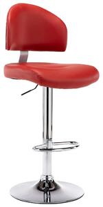 VidaXL Barski stolac od umjetne kože crvena boja vina