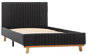 VidaXL Okvir za krevet od tkanine tamnosivi 100 x 200 cm