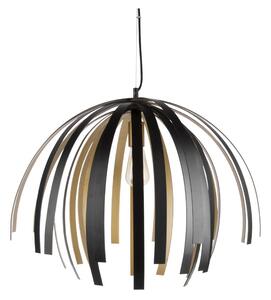 Stropna lampa u crno-zlatnoj boji Leitmotiv Willow Large