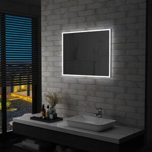 VidaXL Kupaonsko LED zidno ogledalo 80 x 60 cm