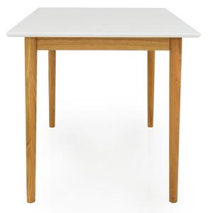 Bijeli blagovaonski stol Tenzo Svea, 140 x 80 cm