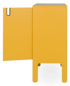 Žuta komoda Tenzo Uno, širina 80 cm