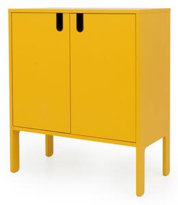 Žuta komoda Tenzo Uno, širina 80 cm