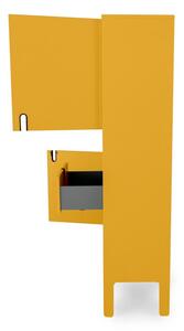 Žuta polica za knjige Tenzo Uno, visina 176 cm