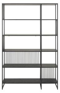 Crna biblioteka 120x185x35 cm Strington – Actona