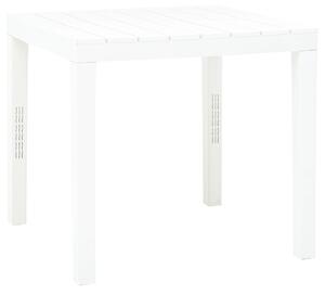 VidaXL Vrtni stol bijeli 78 x 78 x 72 cm plastični