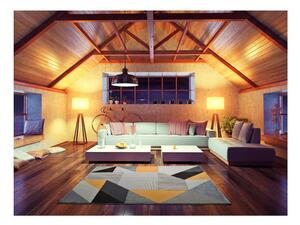 Narančasto-sivi tepih Universal Gladys Duro, 200 x 290 cm