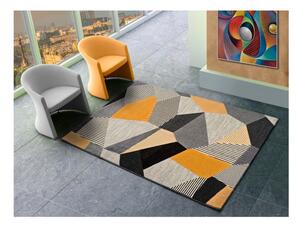 Narančasto-sivi tepih Universal Gladys Sarro, 60 x 120 cm